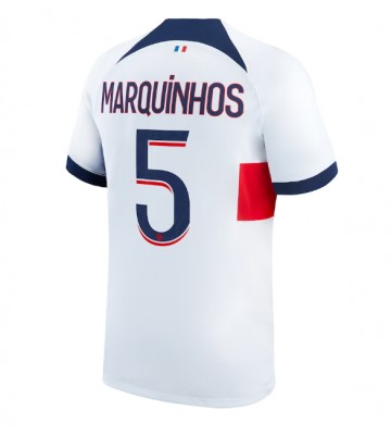 Paris Saint-Germain Marquinhos #5 Segunda Equipación 2023-24 Manga Corta